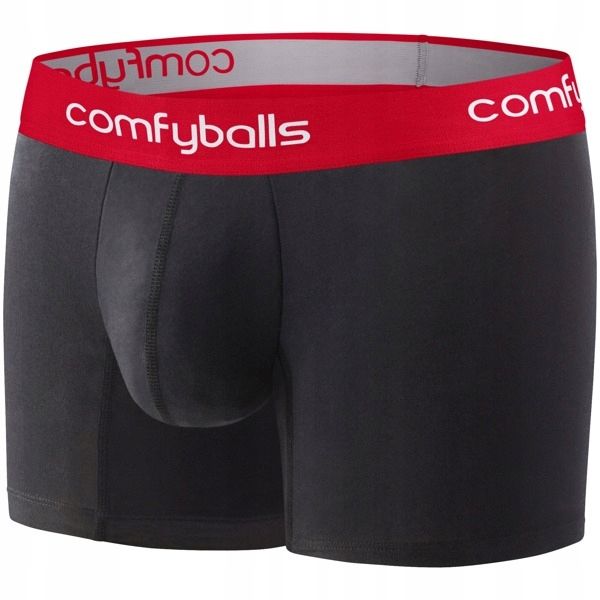  Comfyballs boxer long cotton black no show m