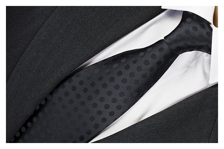  Klasický jednobarwny rovný uvázat 7cm muž za kostým jacquard rr32