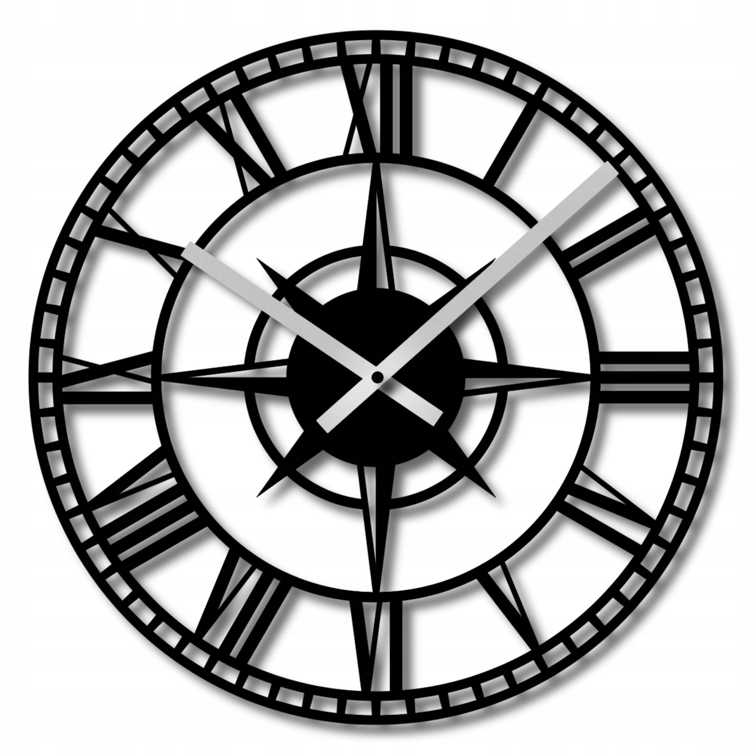  Wall clock 60 cm clock on the wall big clock openwork classic big numbers