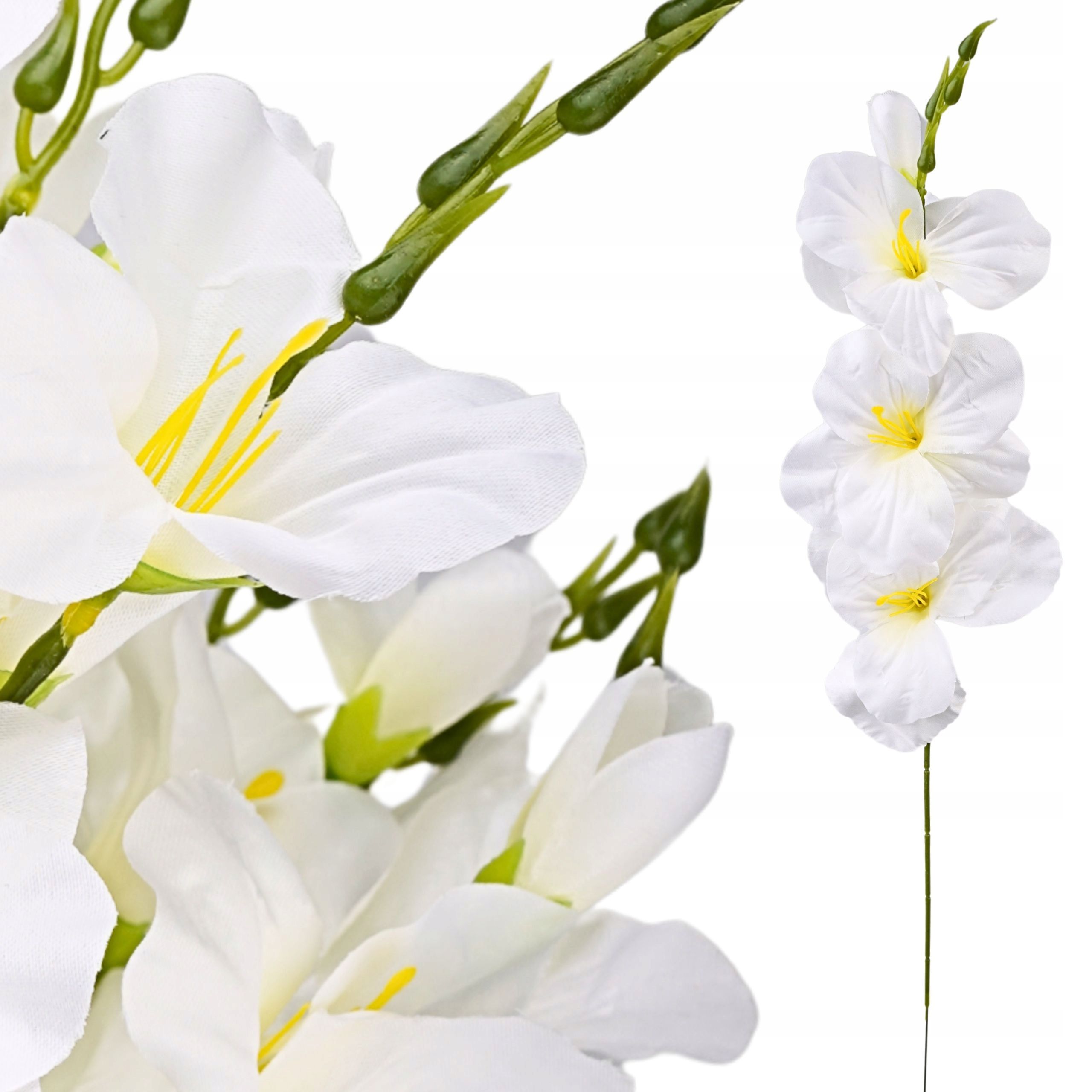  Mākslīgais zieds orhideja zars dekoratīvs rotājums florists pik 62cm