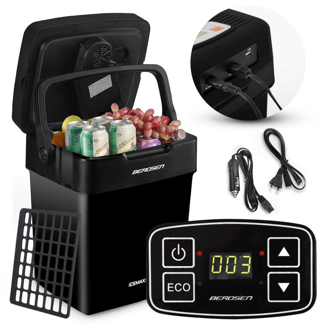  Turistinis šaldytuvas automobilinė didelis 12v 230v usb berdsenas 50l