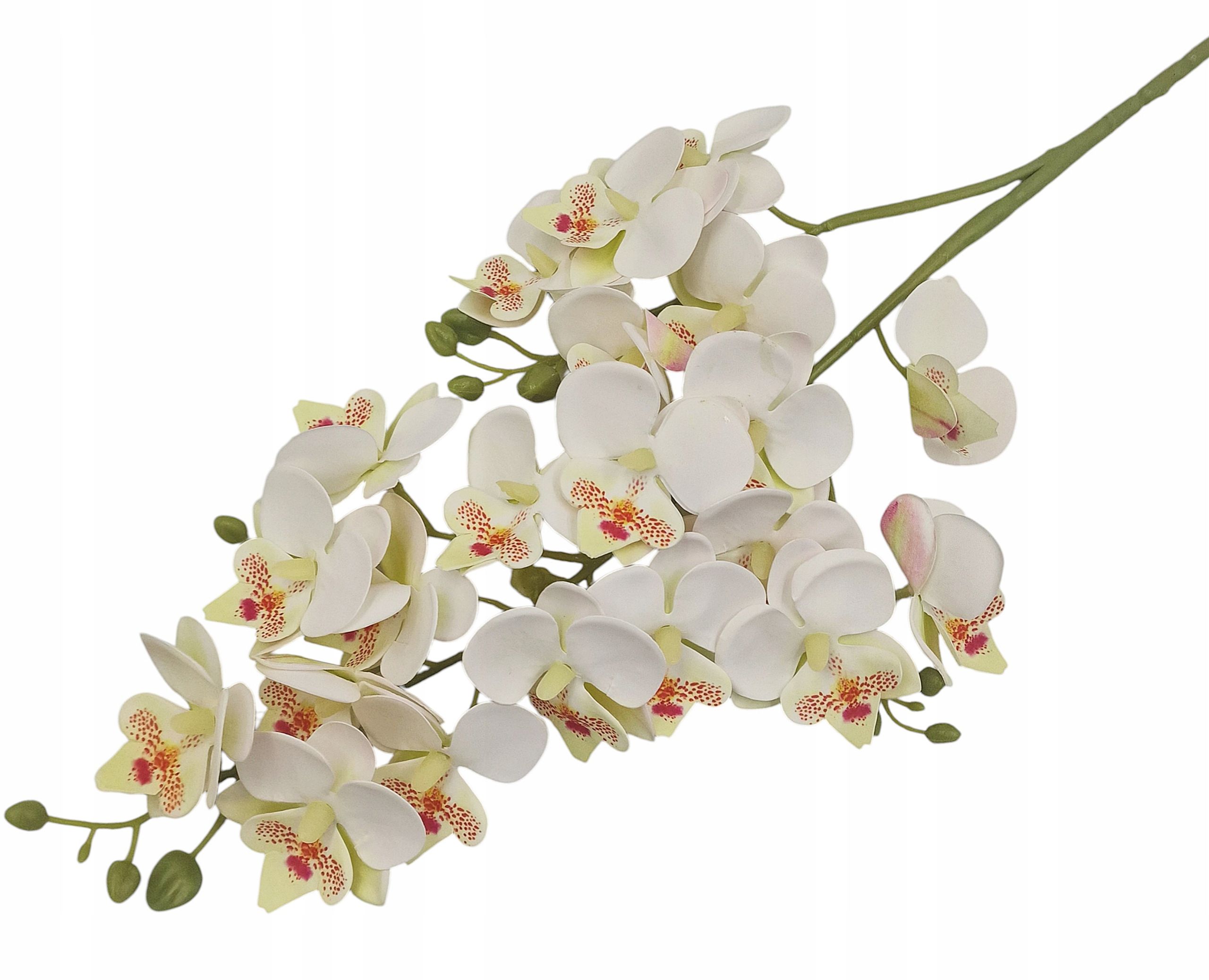  Orchid twig 20 flowers 76 cm rubber