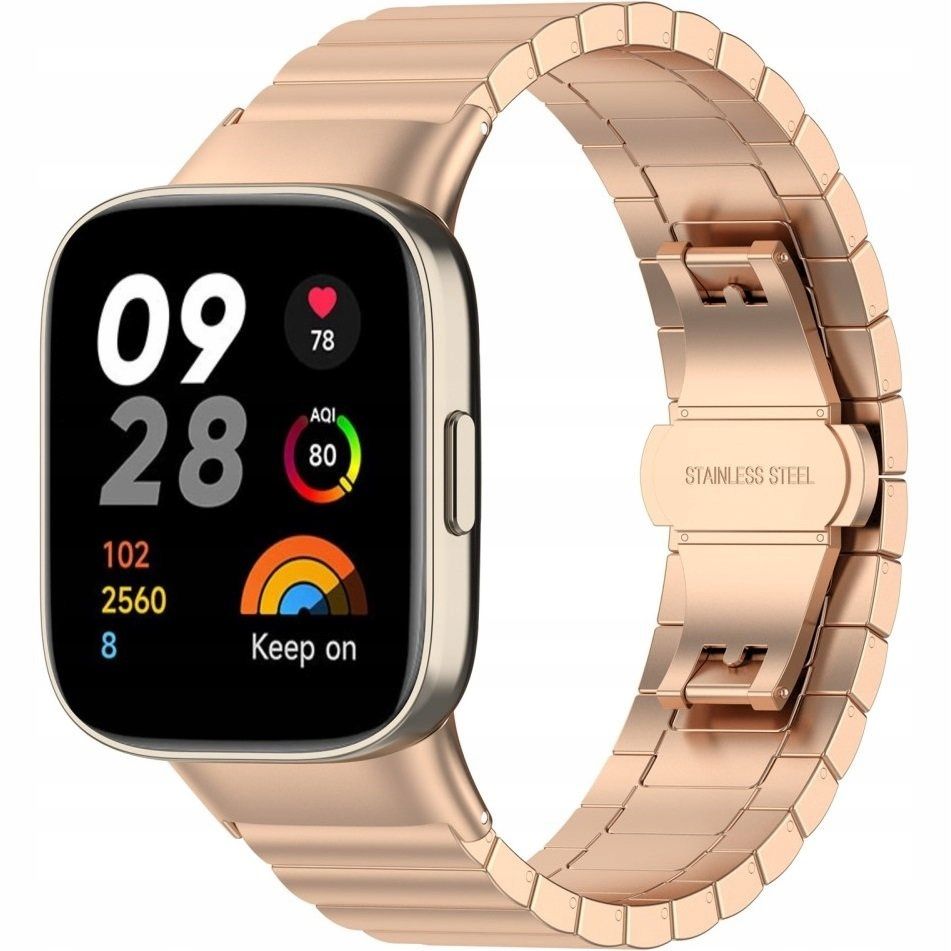  Siksna tērauda rokassprādze rokassprādze uz xiaomi redmi watch 3