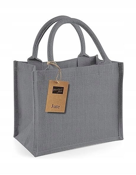 Umweltfreundliche tasche aus jute mini für ein geschenk mittagessen 26x22x14