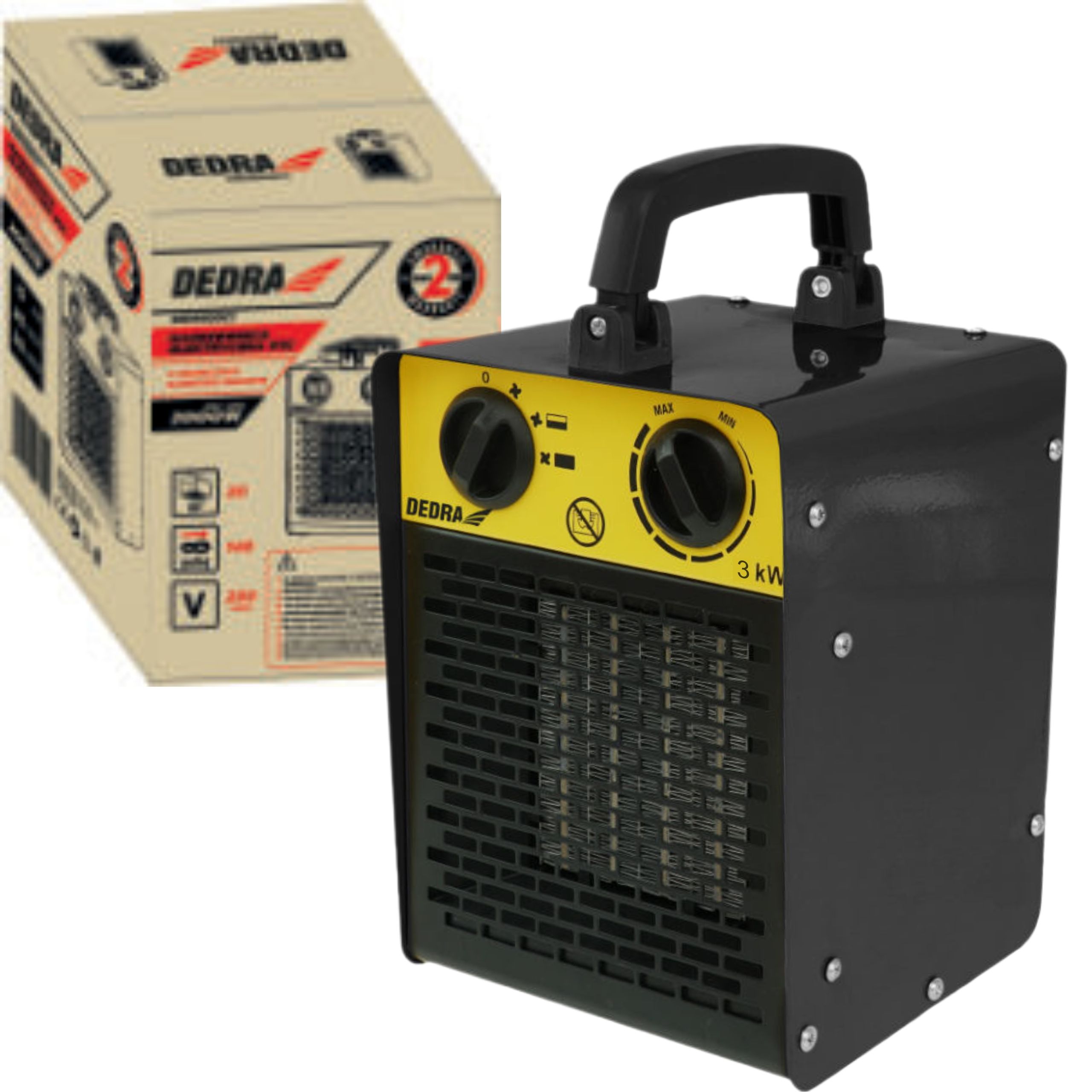  Dedra lila heizung 51kw thermostat 50l 1100m3/h räder ded9964at