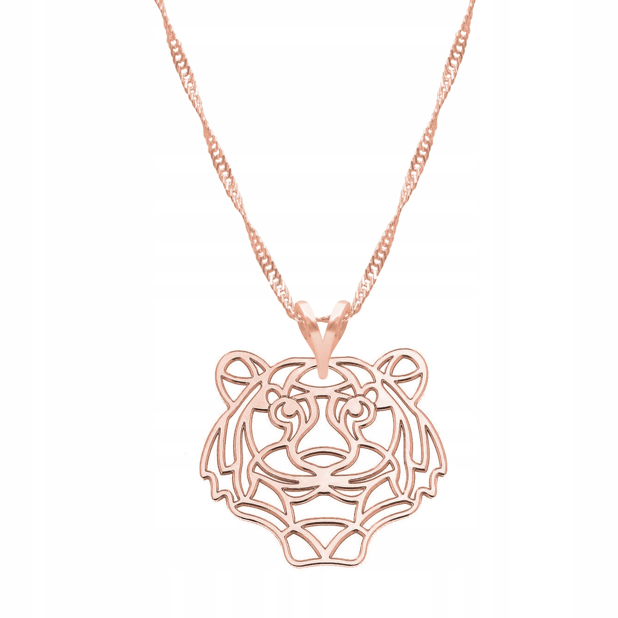  Goldkette halskette 925 mond hörner