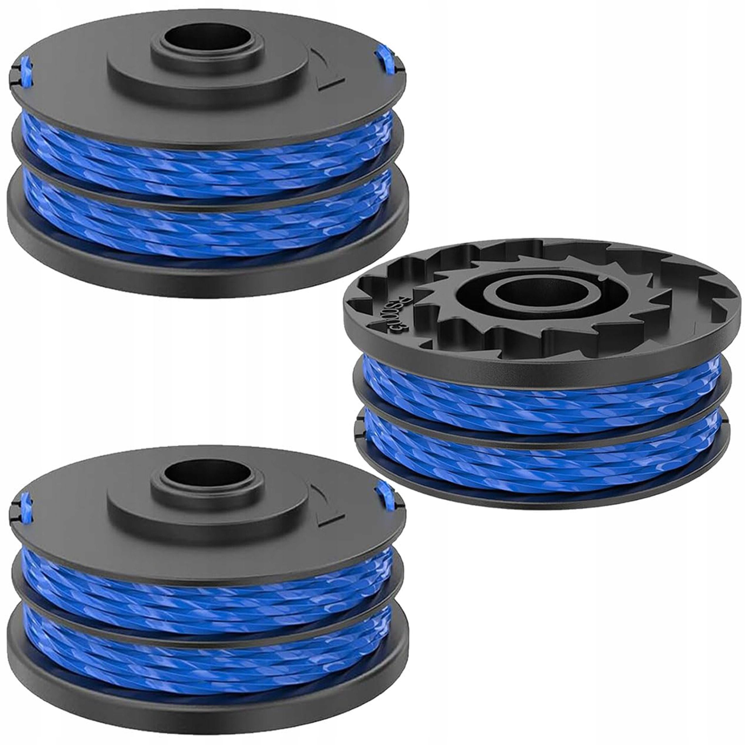  Spole ar līniju 1,5mm uz ryobi rac123 rlt4027/4125/5027/6030 /5127/6130 3 gab.