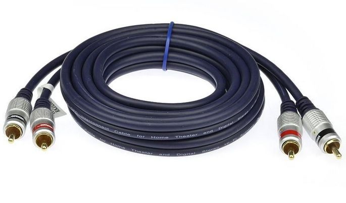  Kaabli pistik rca ( cinch ) - pistik rca 5m (1528)