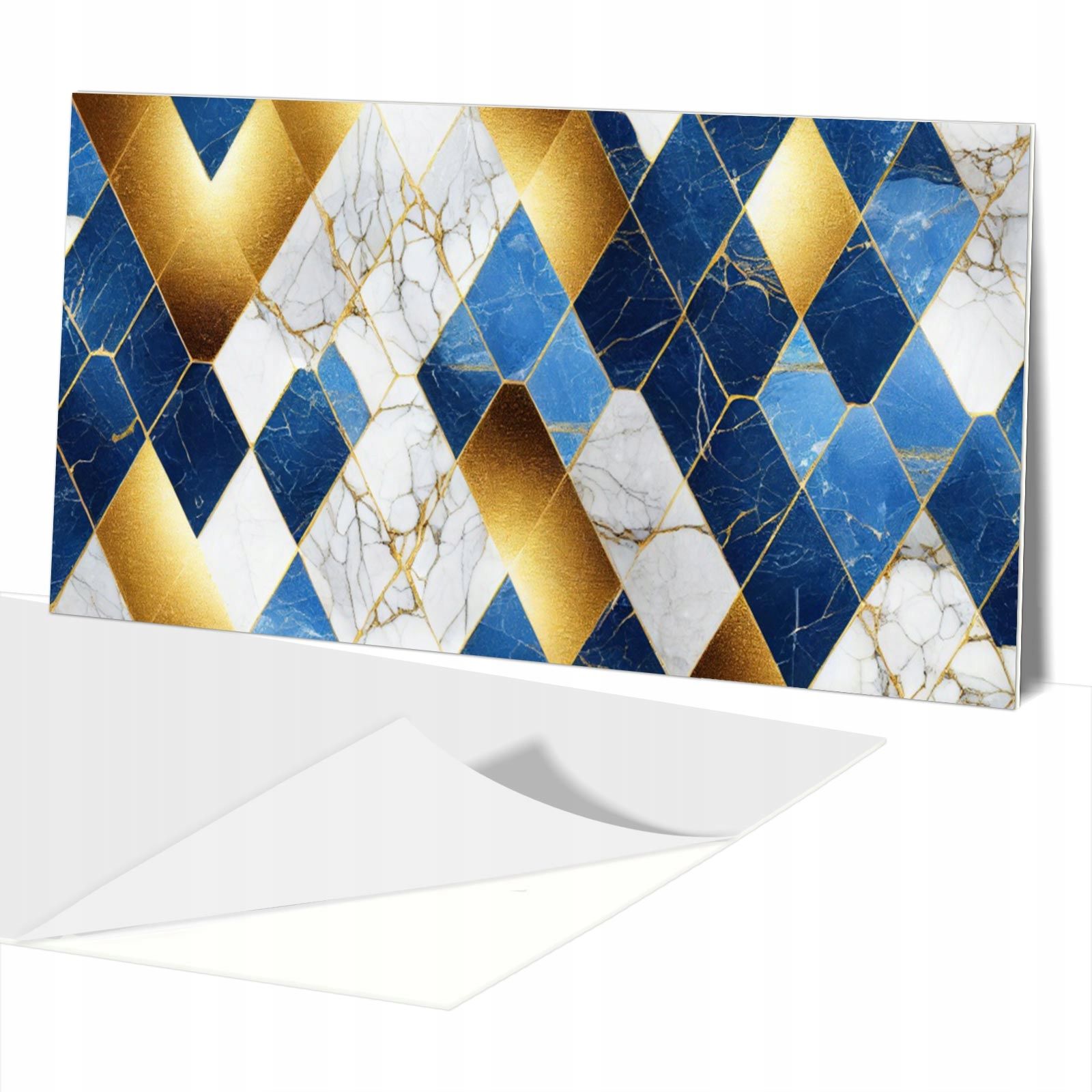  Lipīga plāksne pvc paneļi uz sienas marokānis patchwork 100x50cm