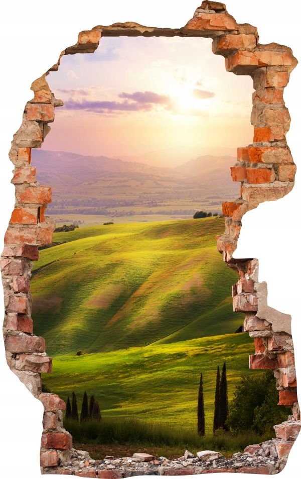  Sienas uzlīmes foto tapetes caurums 688 daba