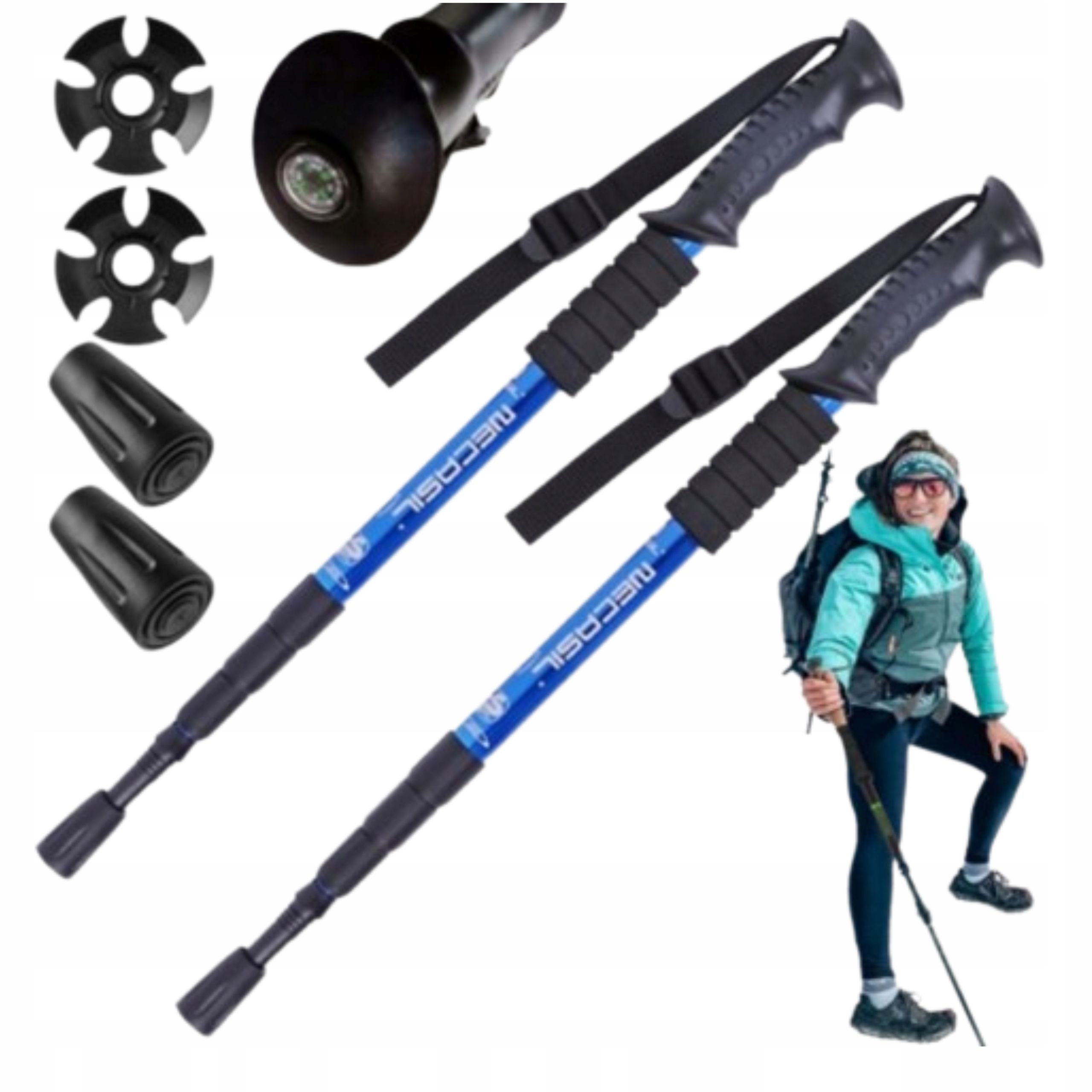  Trekingové palice hora skladacie palice pre nordic walking trekking do hôr