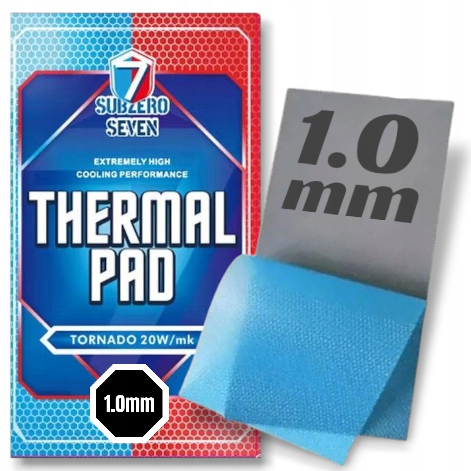  Termopad subzero seven / 2,5mm / 85x45mm / === 20w/mk === / games
