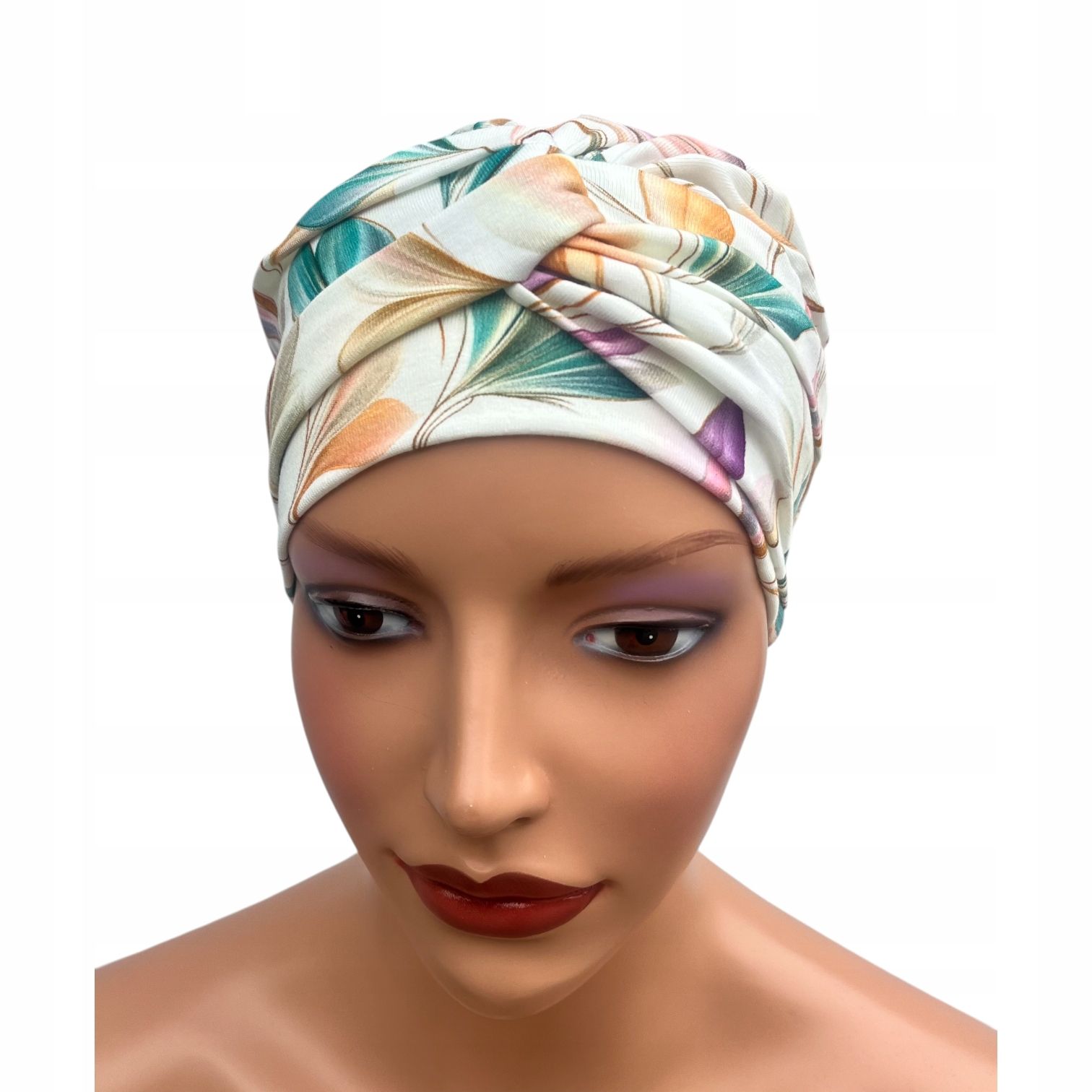  Turban ženský sara ocean pohodlné czapka vyrobené z bavlny tiež po chemoterapiu