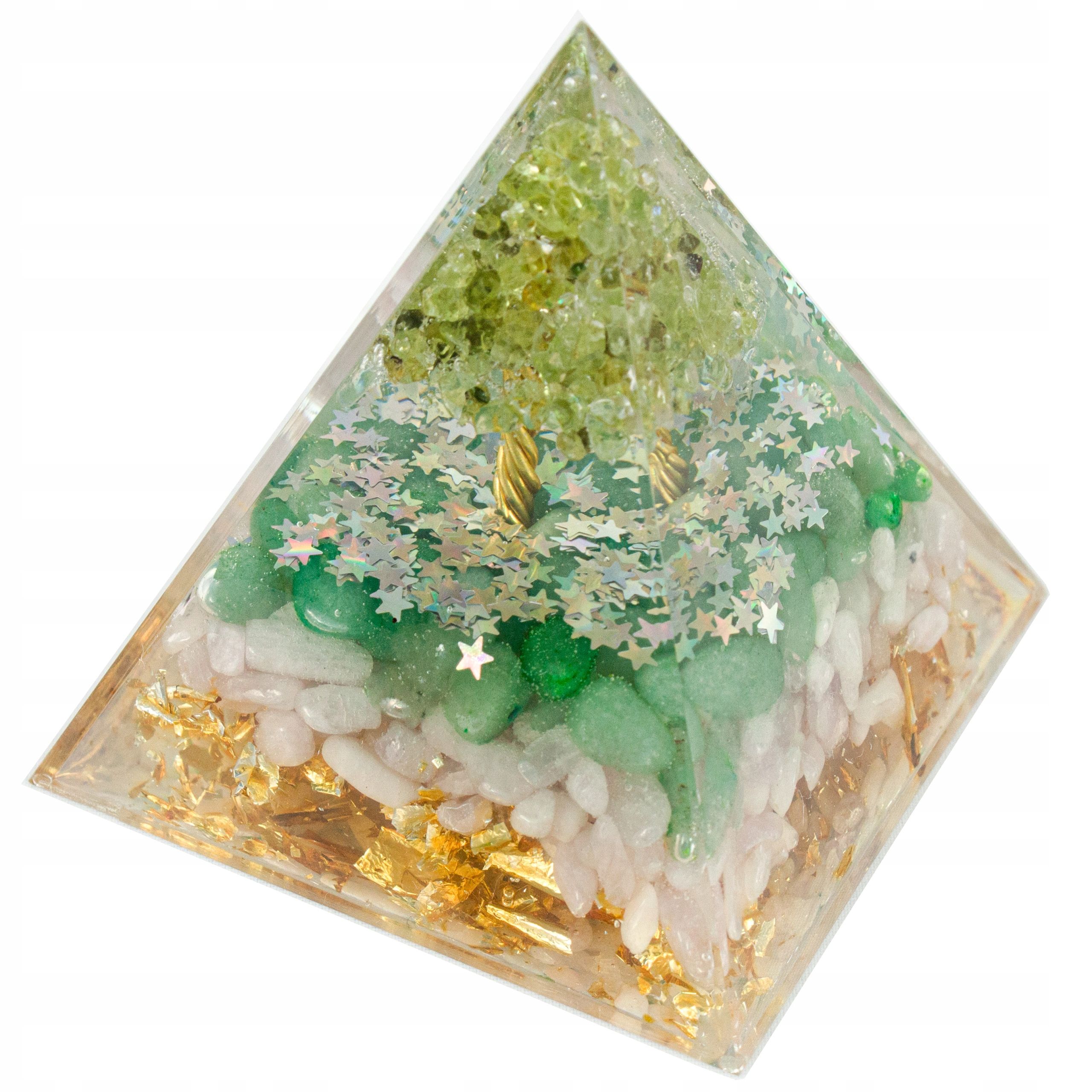  Pyramide orgonit amethyst lazuryt oliwin tigerauge feng shui chakren 5cm