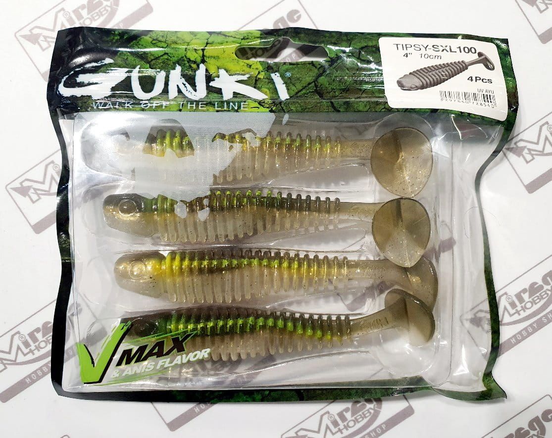  Norīt gunki kiddy 4"(10cm) - salt & pepper (op. 5 gab.) [52683]