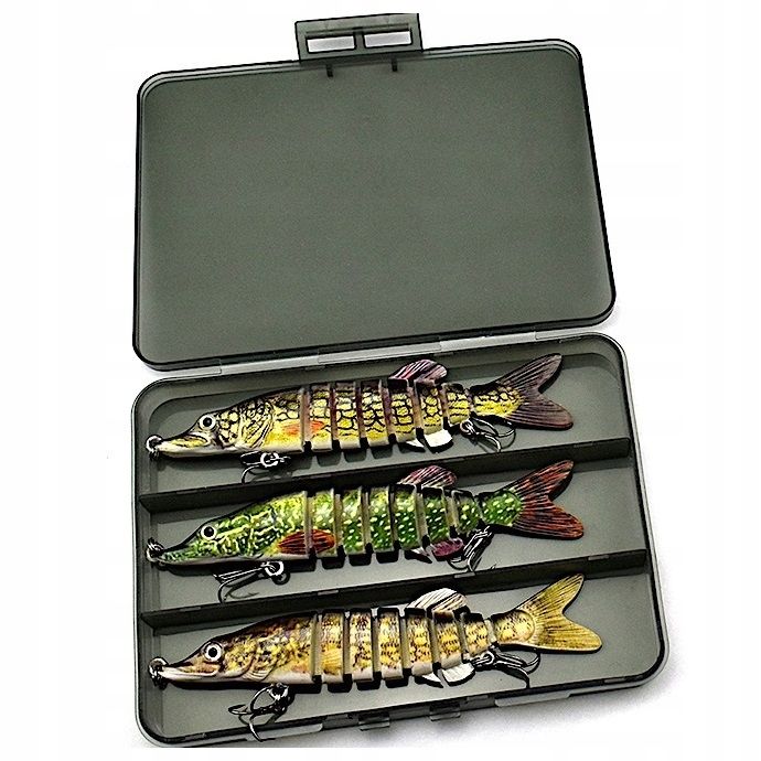 Wobbler jerk wobbler zum hechtangeln etuso 10cm 15g 3 stk. köder spinnruten