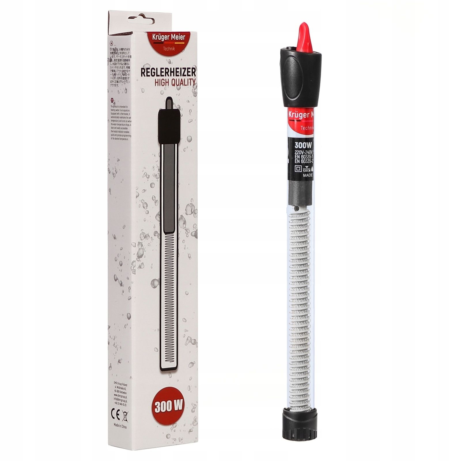  Ohřívač akvárium s termostatem pro vodu vědro 10-45l 25w