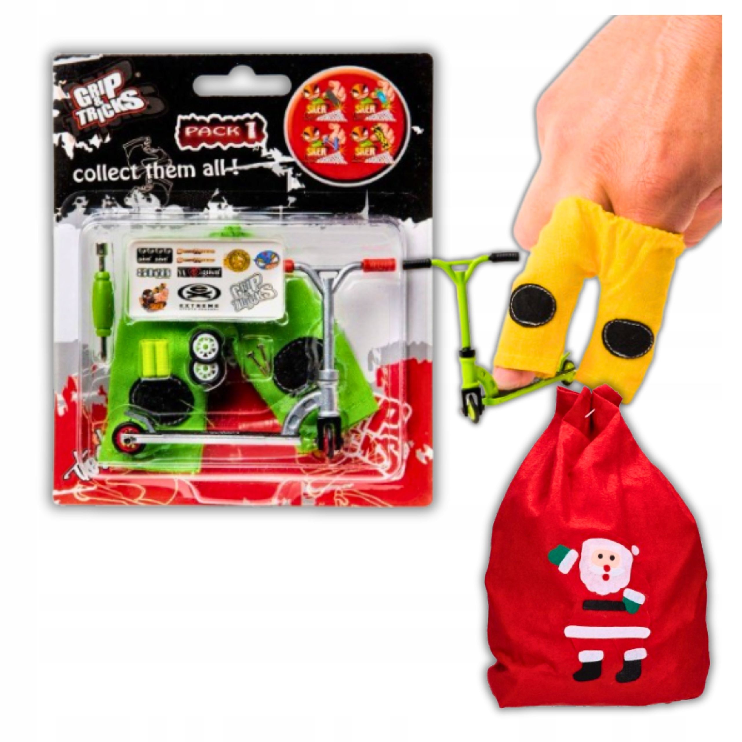  Finger scooter mini skrejritenis fingerscooter mazs dāvana metāls zaļš