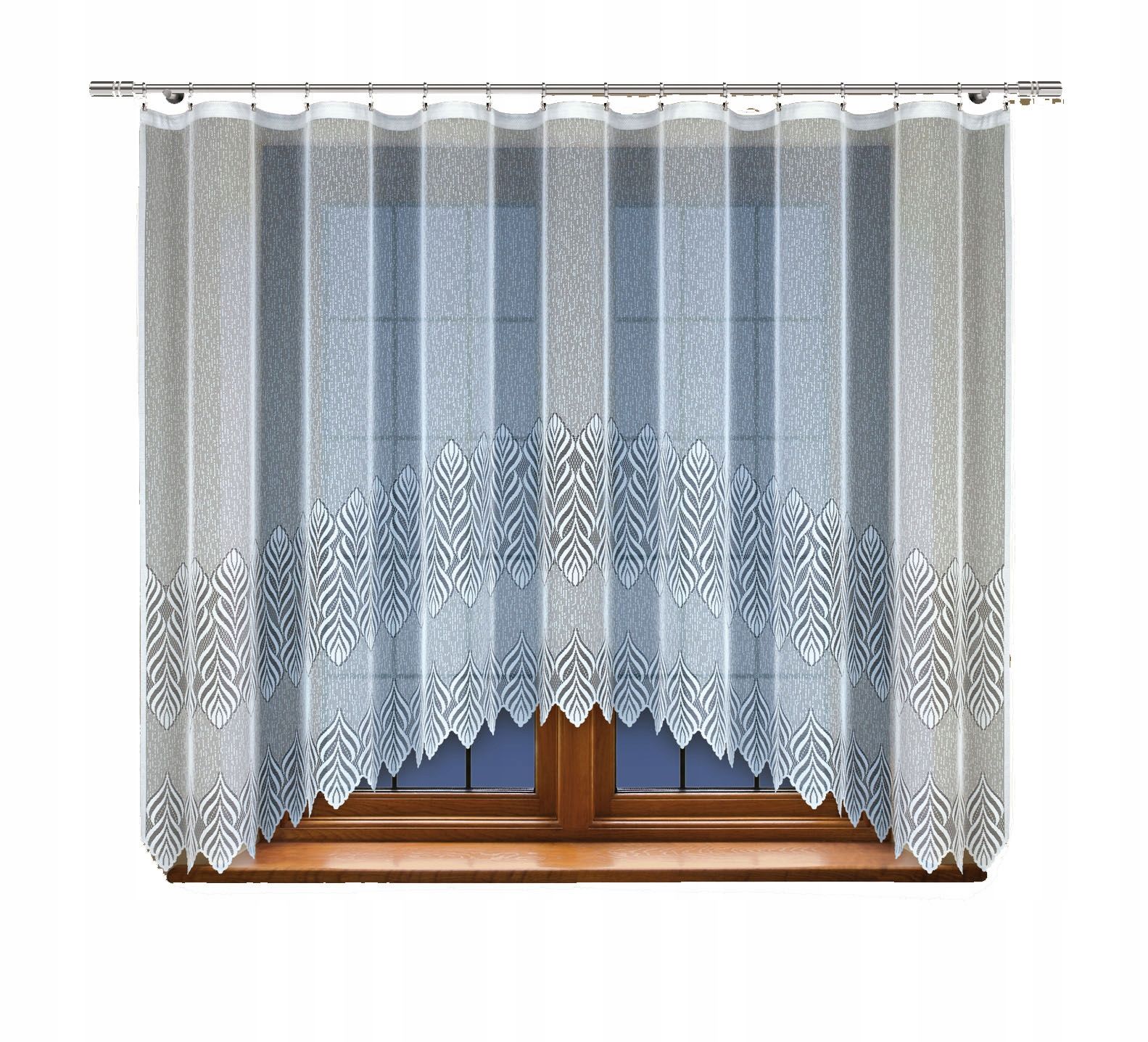  Užuolaida užuolaida stačiai žakardas baltas 250x250 cm