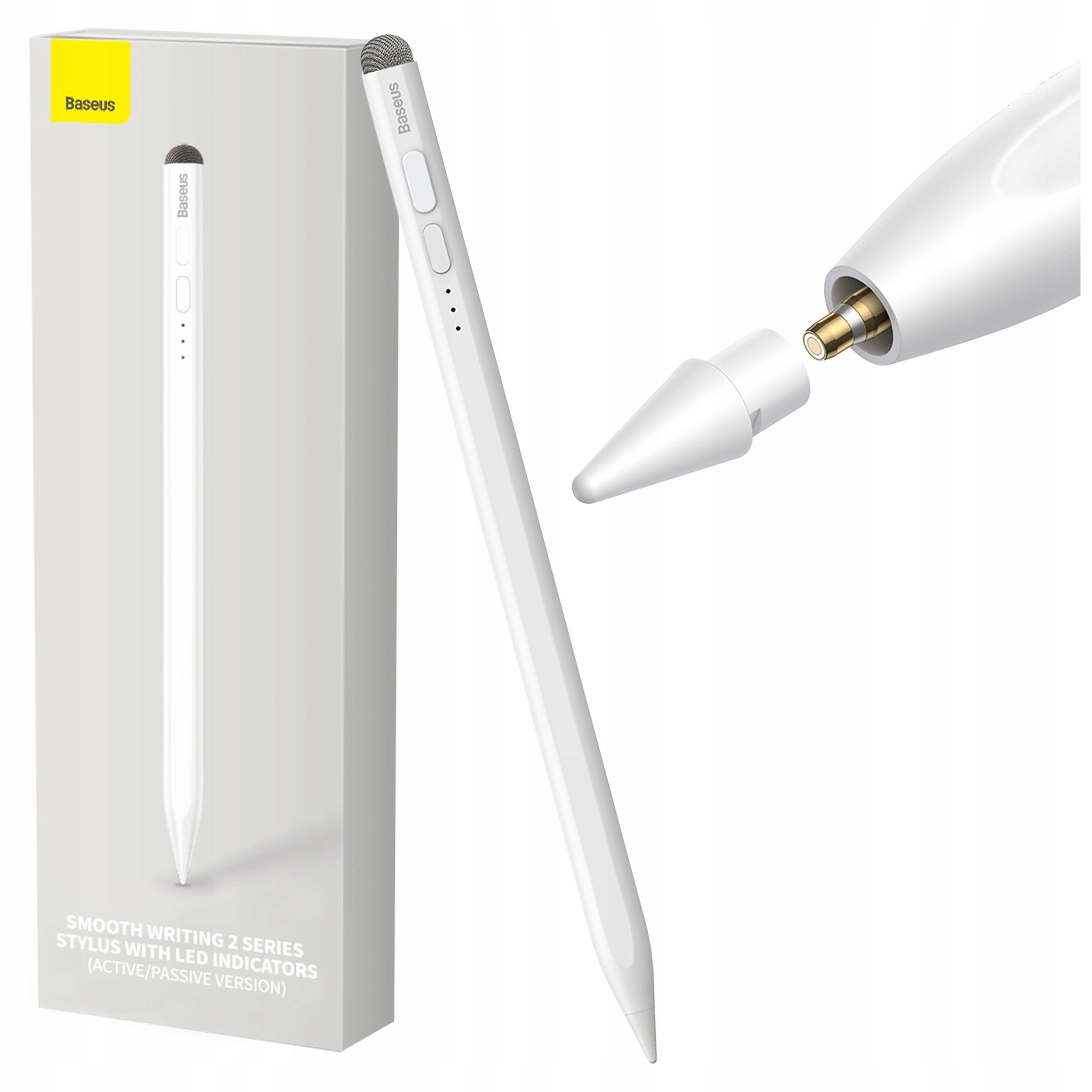  Baseusas tušinukas magnetinio pasyvus 3in1 mju pen universalus ekranams