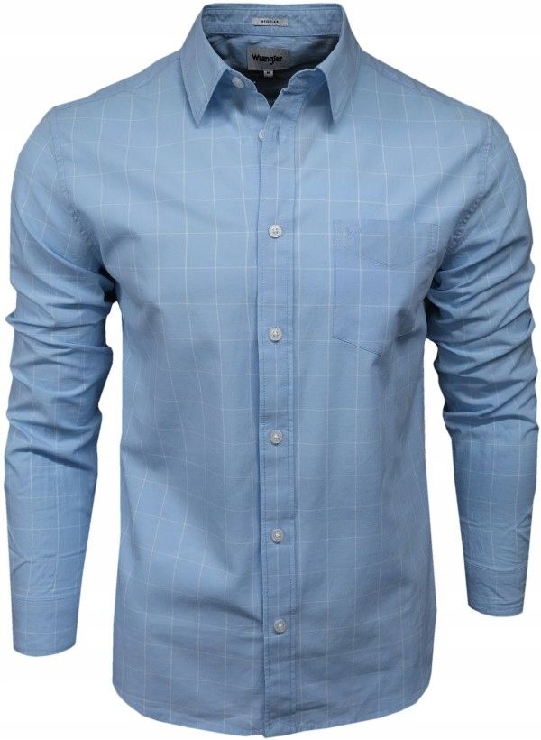  Wrangler košeľa regular fit kockovaný white xl