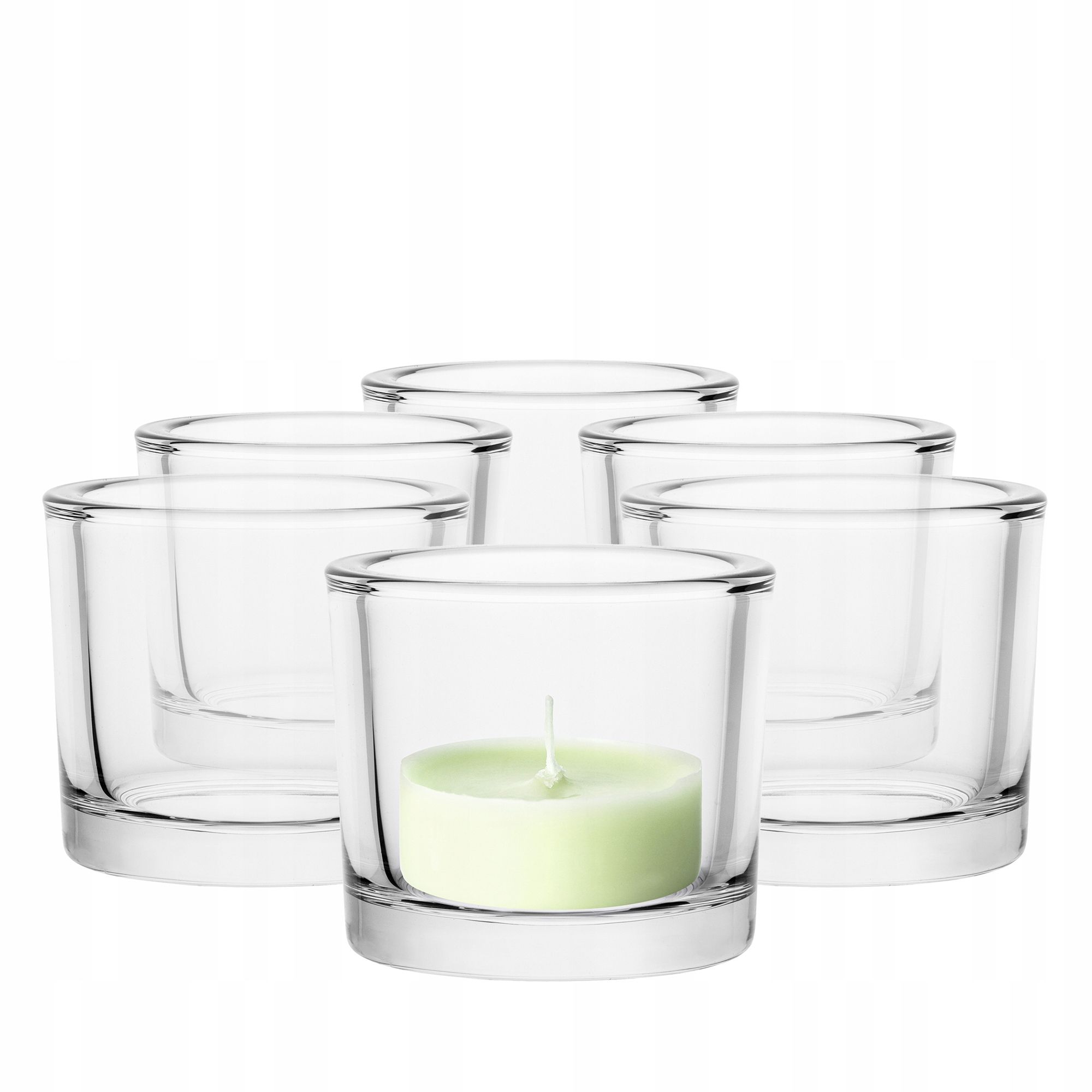 Purgid pärast zalew küünlad küünalde jaoks tealighty komplekt 6x h 8.3 cm silinder