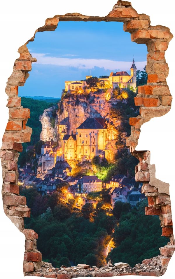  Sienas uzlīmes foto tapetes caurums 688 daba