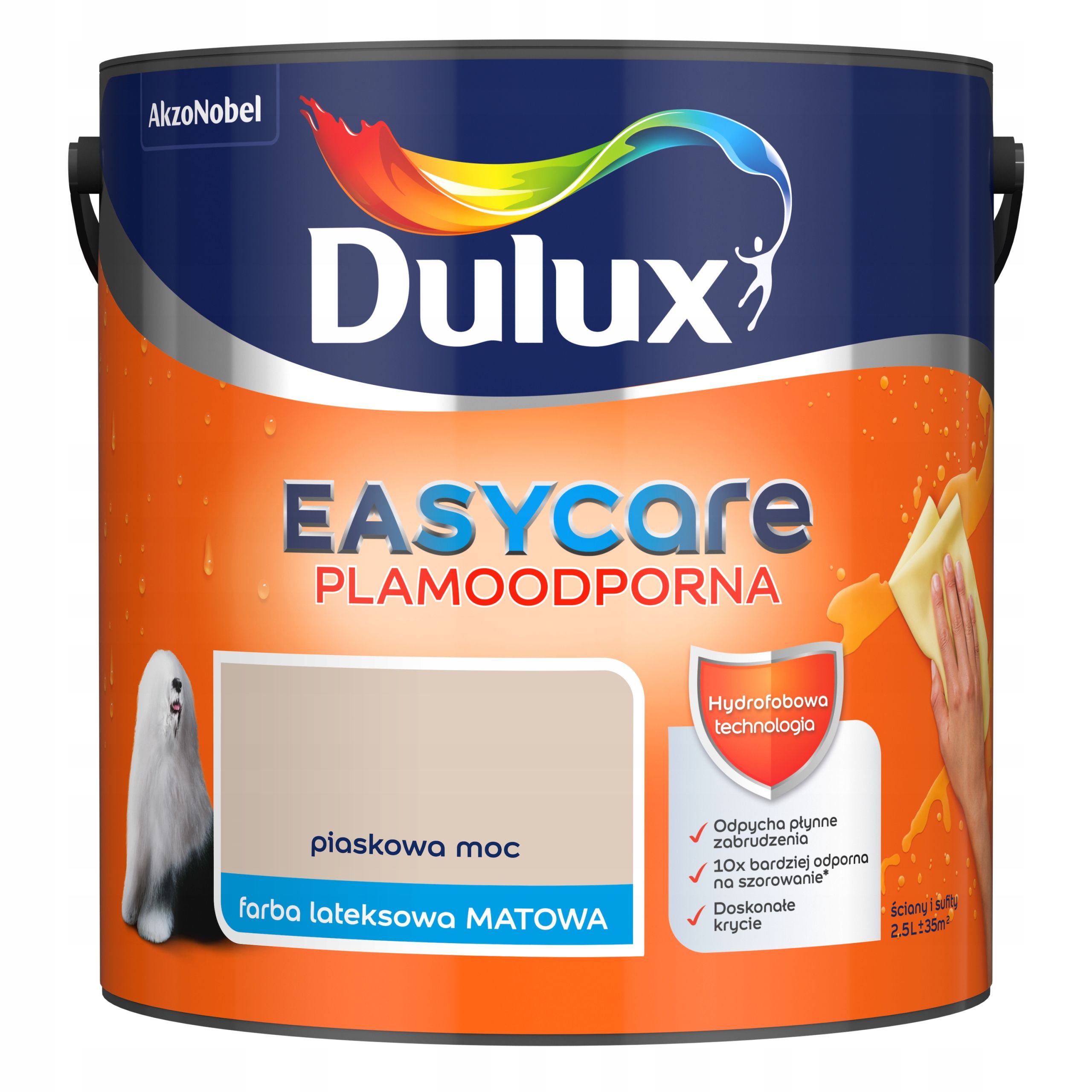  Latexová barva dulux easycare zawsze béžový 2,5l
