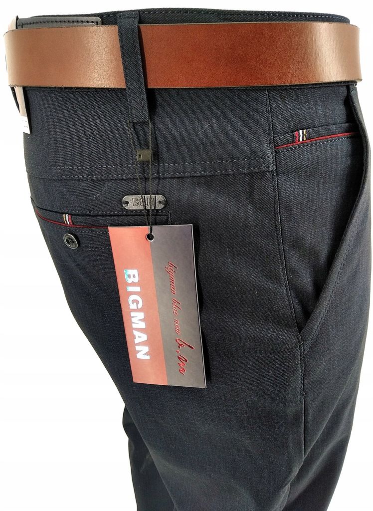  Herrenhosen elegant grau hell kariert i2047 gürtel: w38 98-100 cm