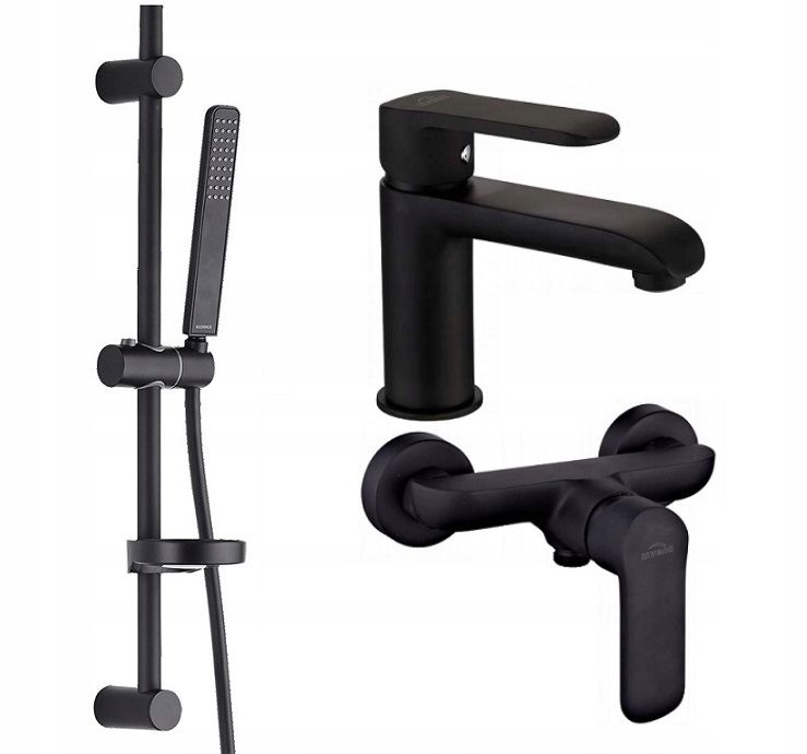  Duschset polka duscharmatur waschbecken