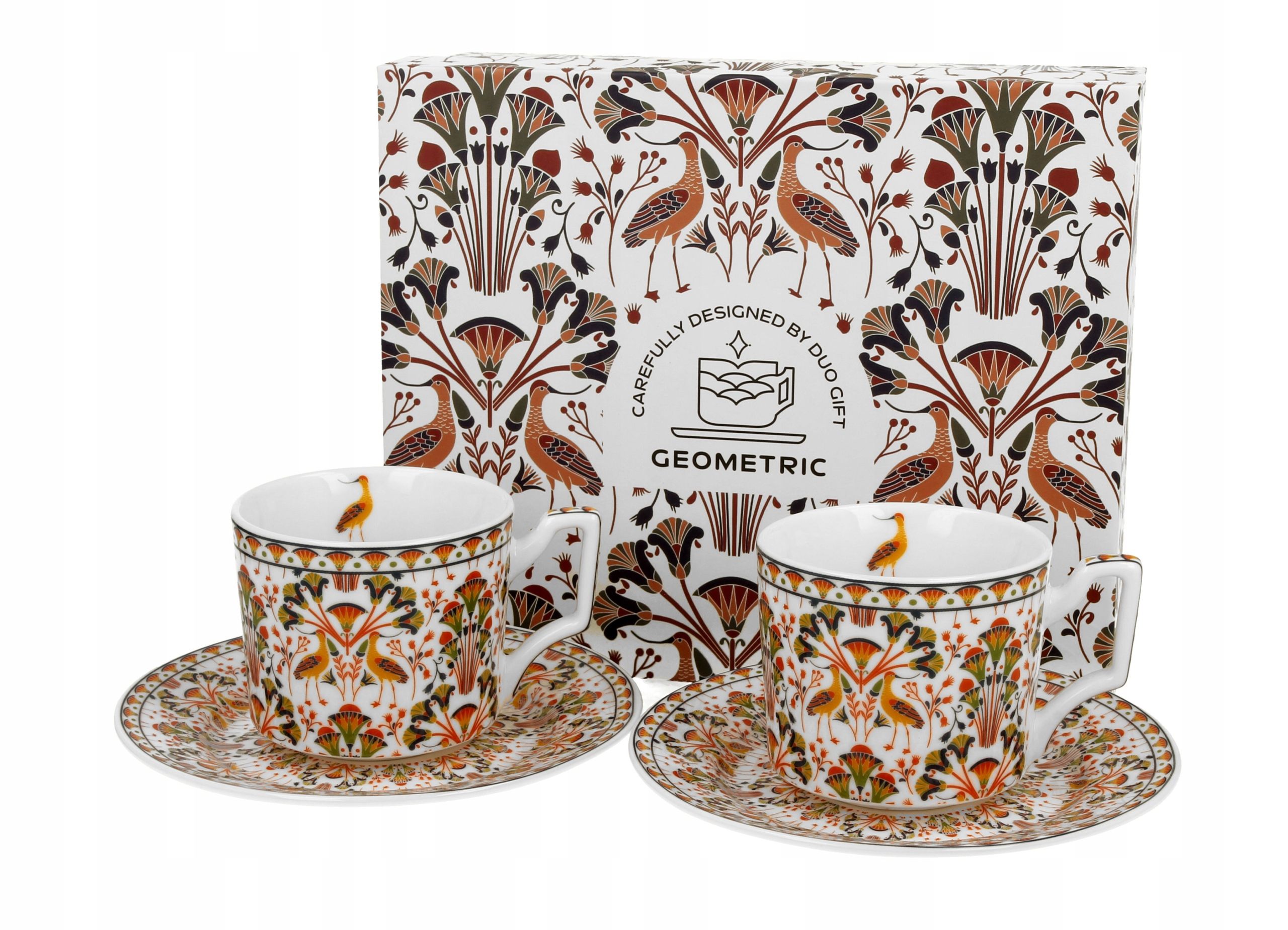  2 cups espresso with saucers safa