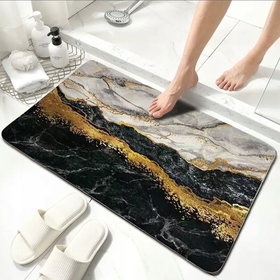  Vannas paklājiņš mīksts absorbējošs neslīdošs 50 x 80 cm