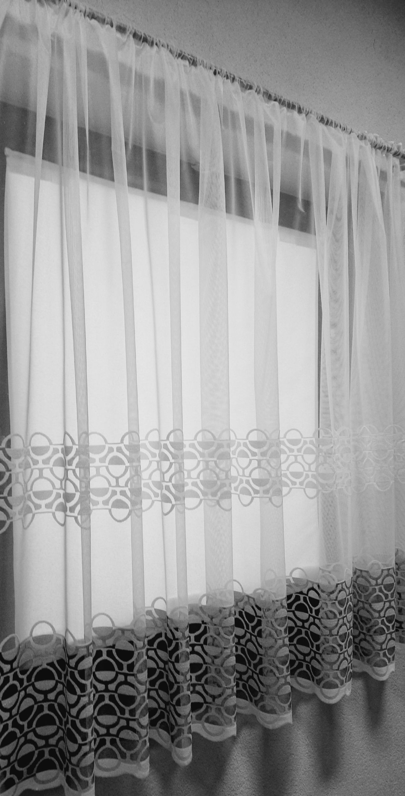  Užuolaida užuolaida stačiai žakardas baltas 250x250 cm