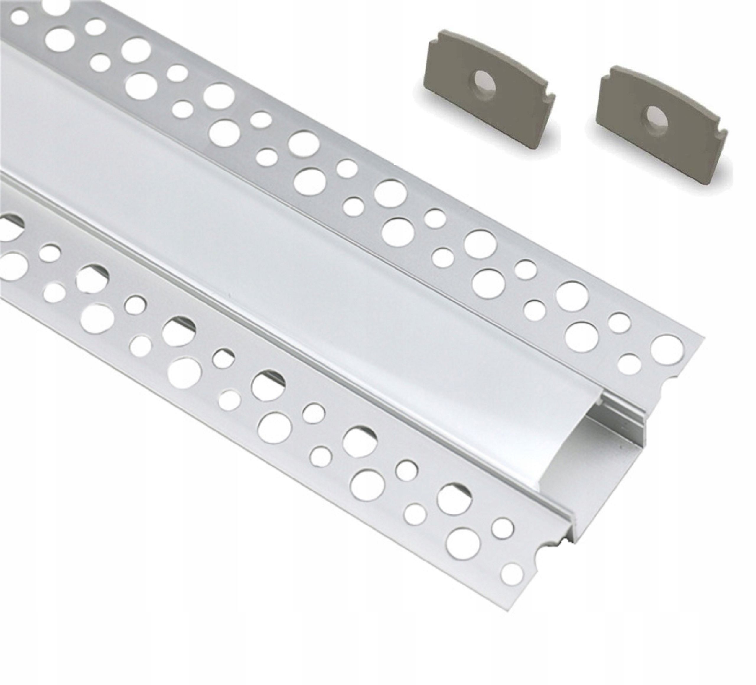 Alumiiniumprofiil led ribad must nurgeline alu 1m + kiire kapuuts