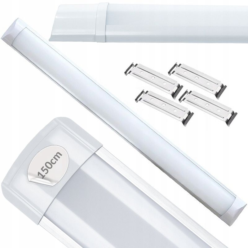  6x led lampa rāmis darbnīca hermētisks ūdensizturīgs rāmis tuba 120cm