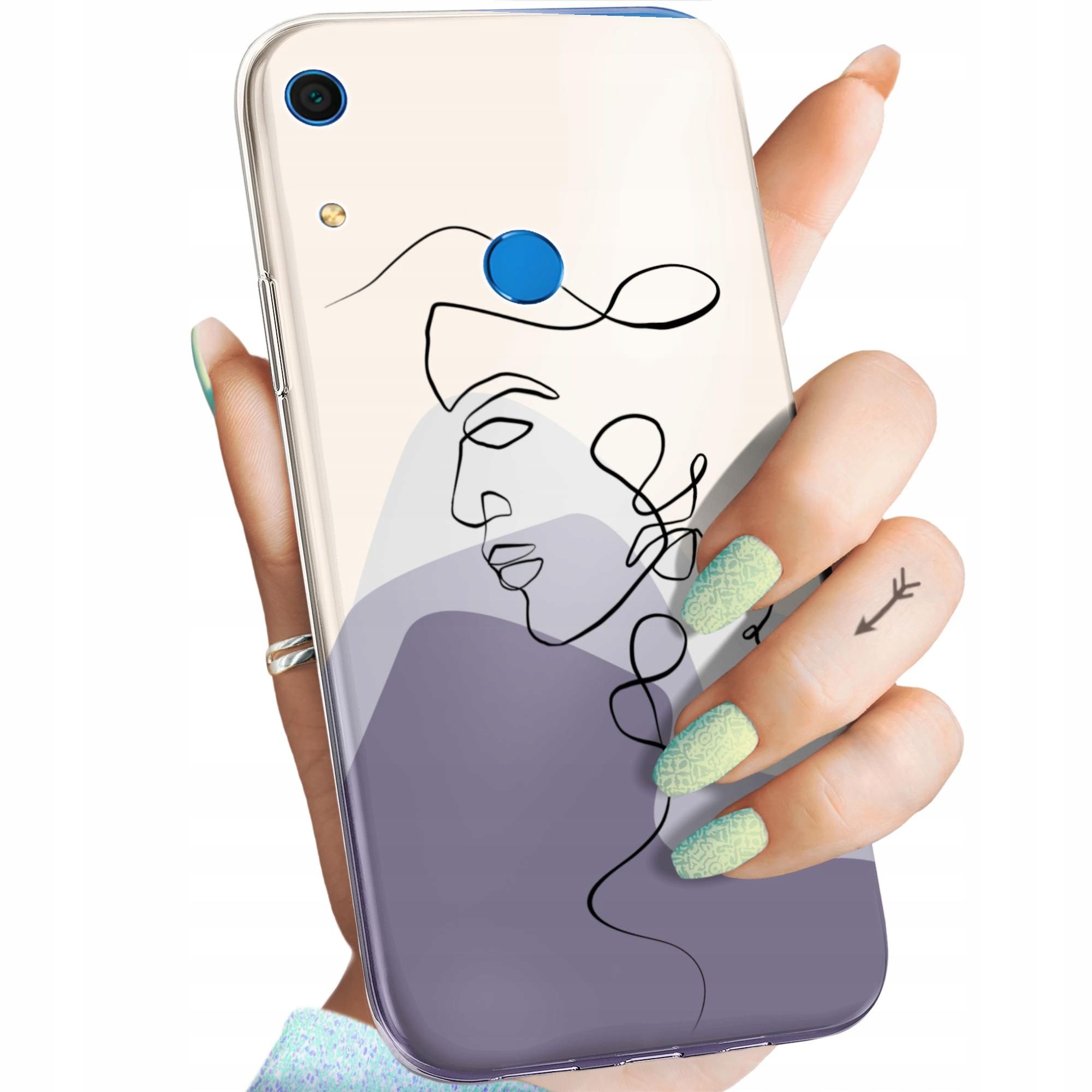  Fall huawei (englisch) y6s / y6 prim 2019 / ehre 8a muster art art déco lempicka case