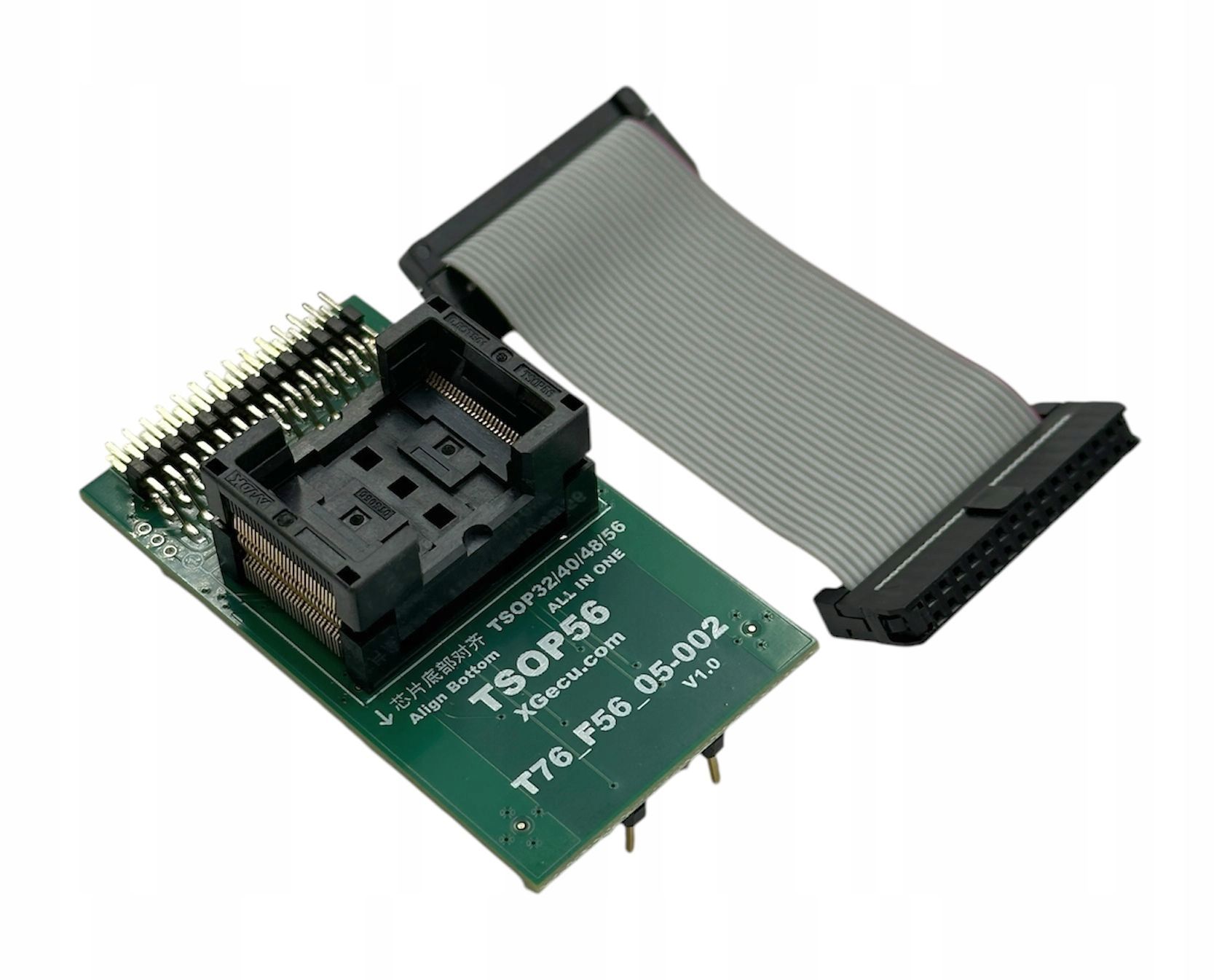  Adapteris bga48 zif dėl programatoriaus xgecu t56 arba t76 - rinkinys su 5 rėmeliais