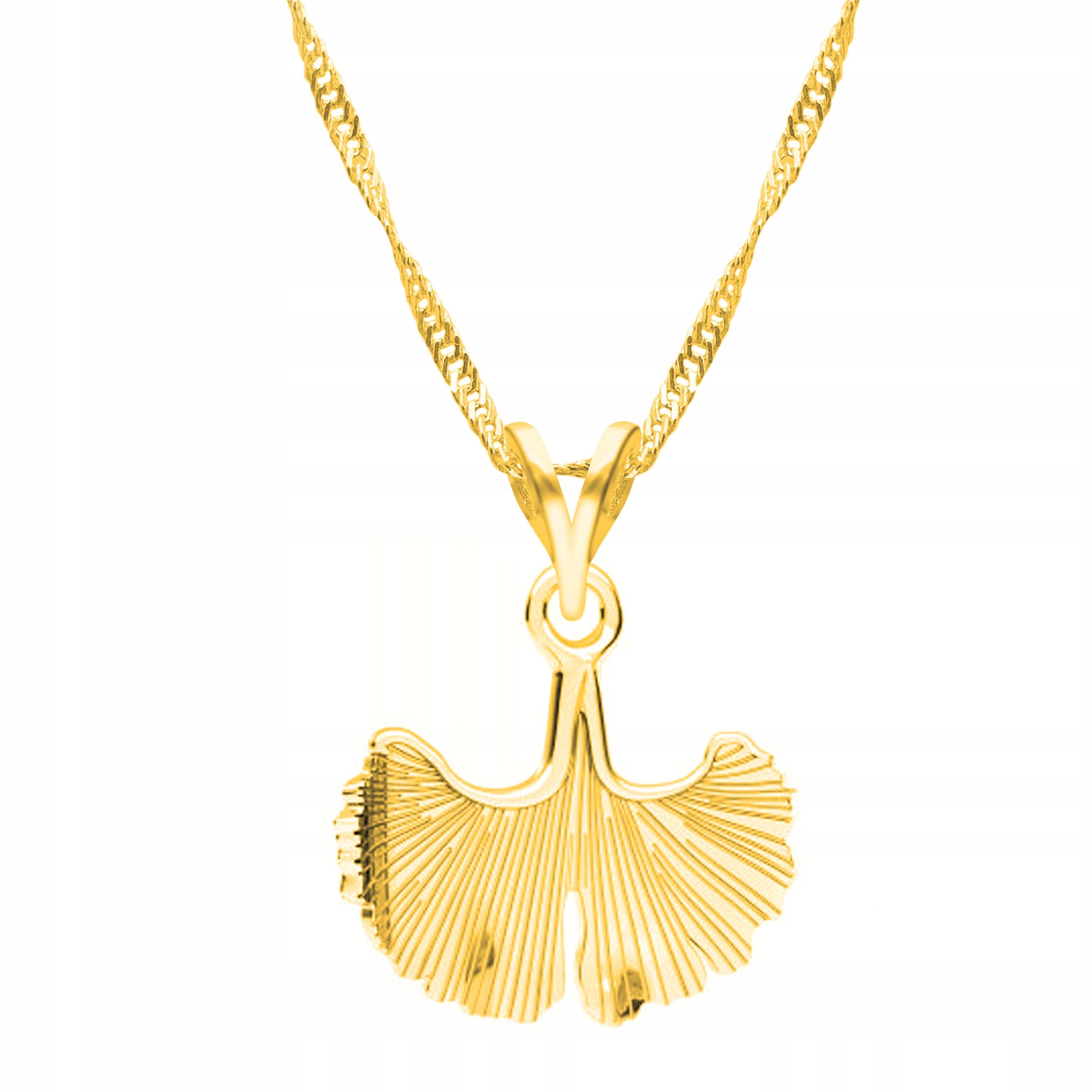  Goldkette halskette 925 mond hörner