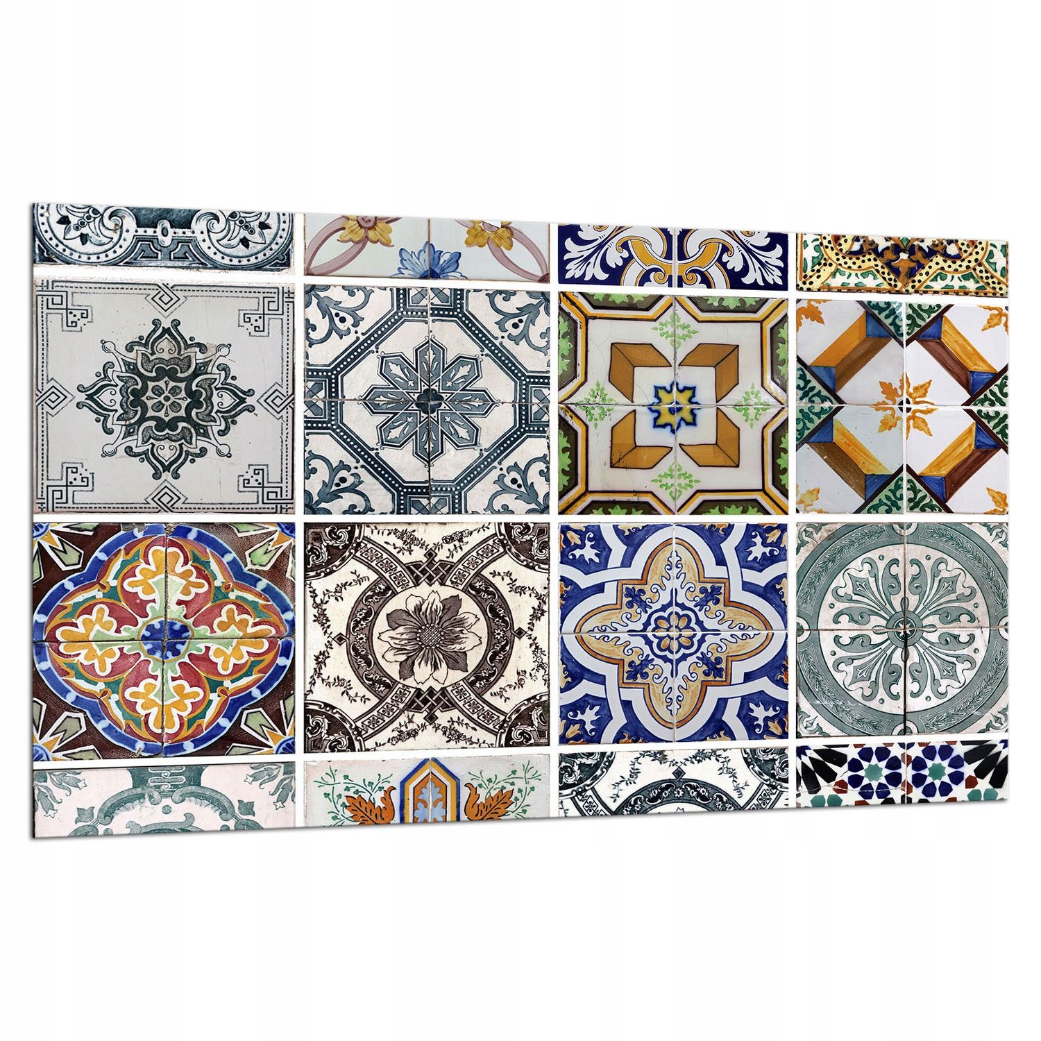  7 in 1 glasschutzplatte für den herd 80x52 mosaik