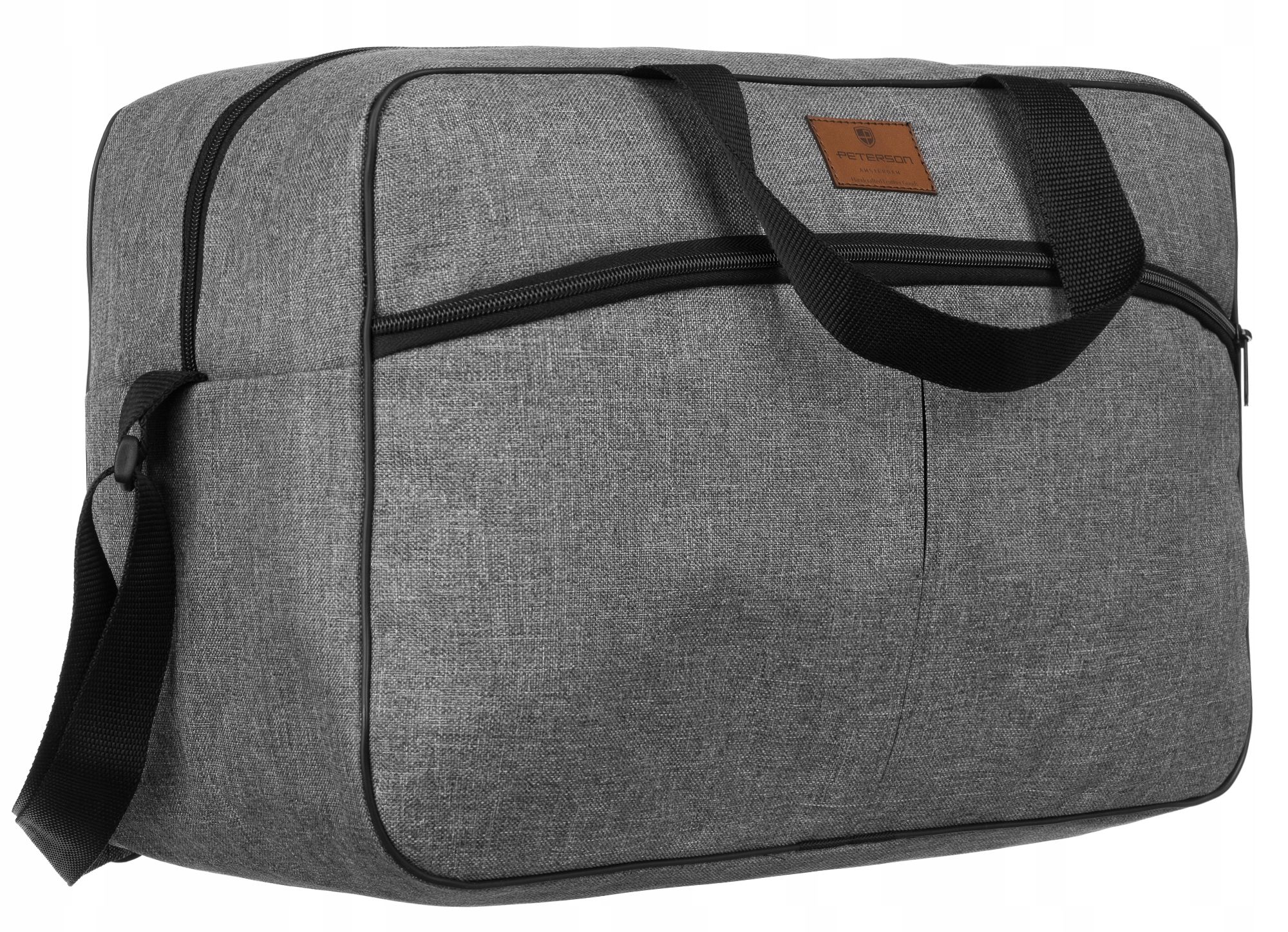  Reisetasche peterson ptn tp-black-silver