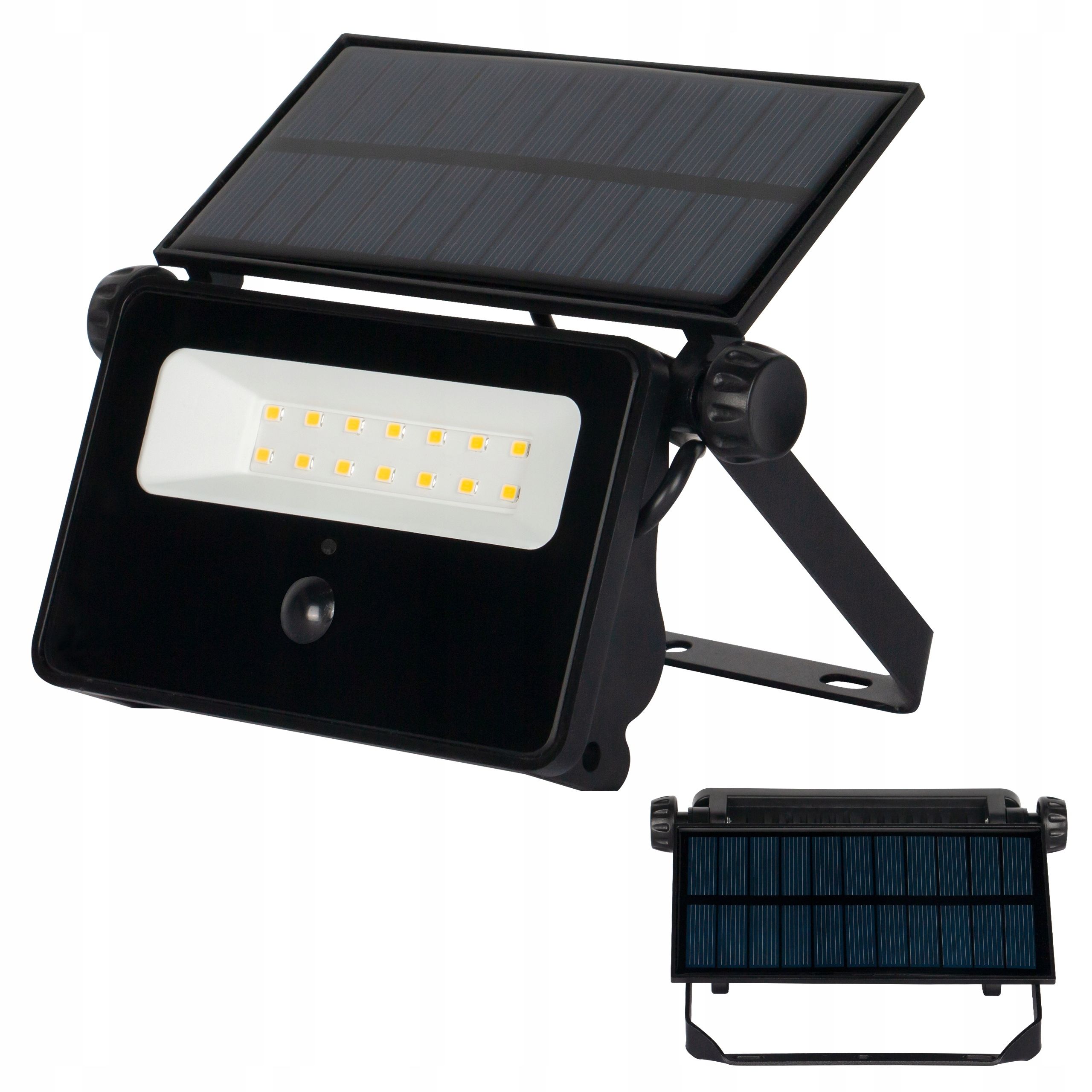  Halogenstrahler mit solarakku led-lampe 10w schutzart ip65 reflektor sensor 4500k