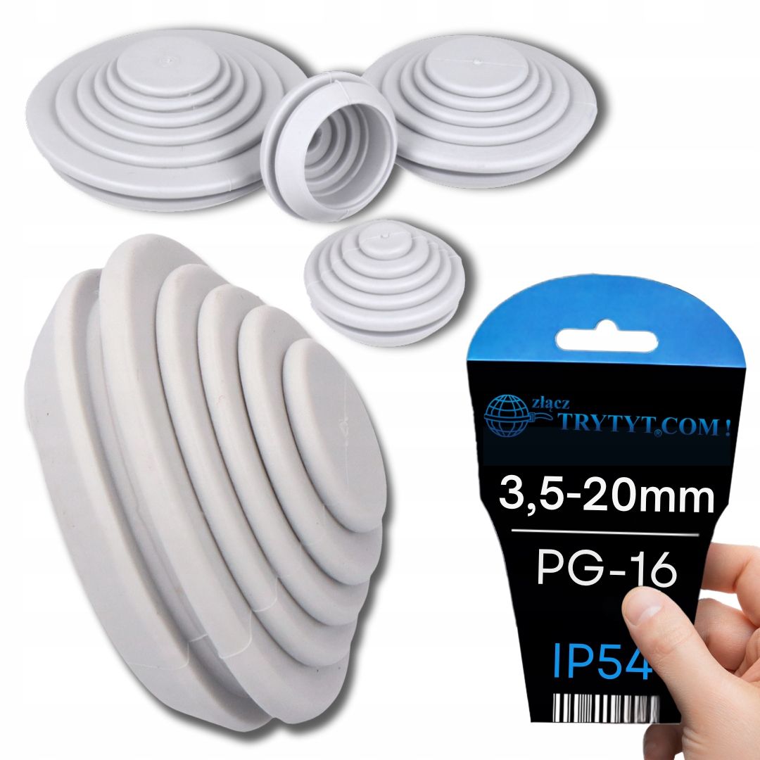  1x kabelių riebokšliai liauka schodkowa guminė pg29 3,5-32mm ip54 sz trytyt