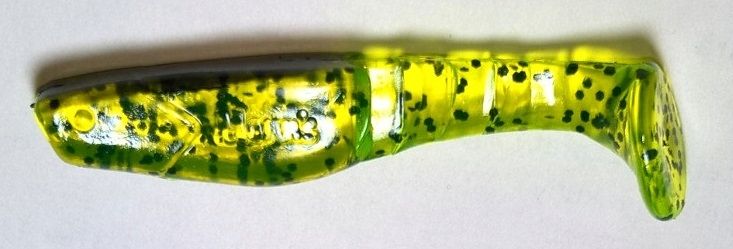  Manns predator 3,5cm geltonas su juodu grzbietem