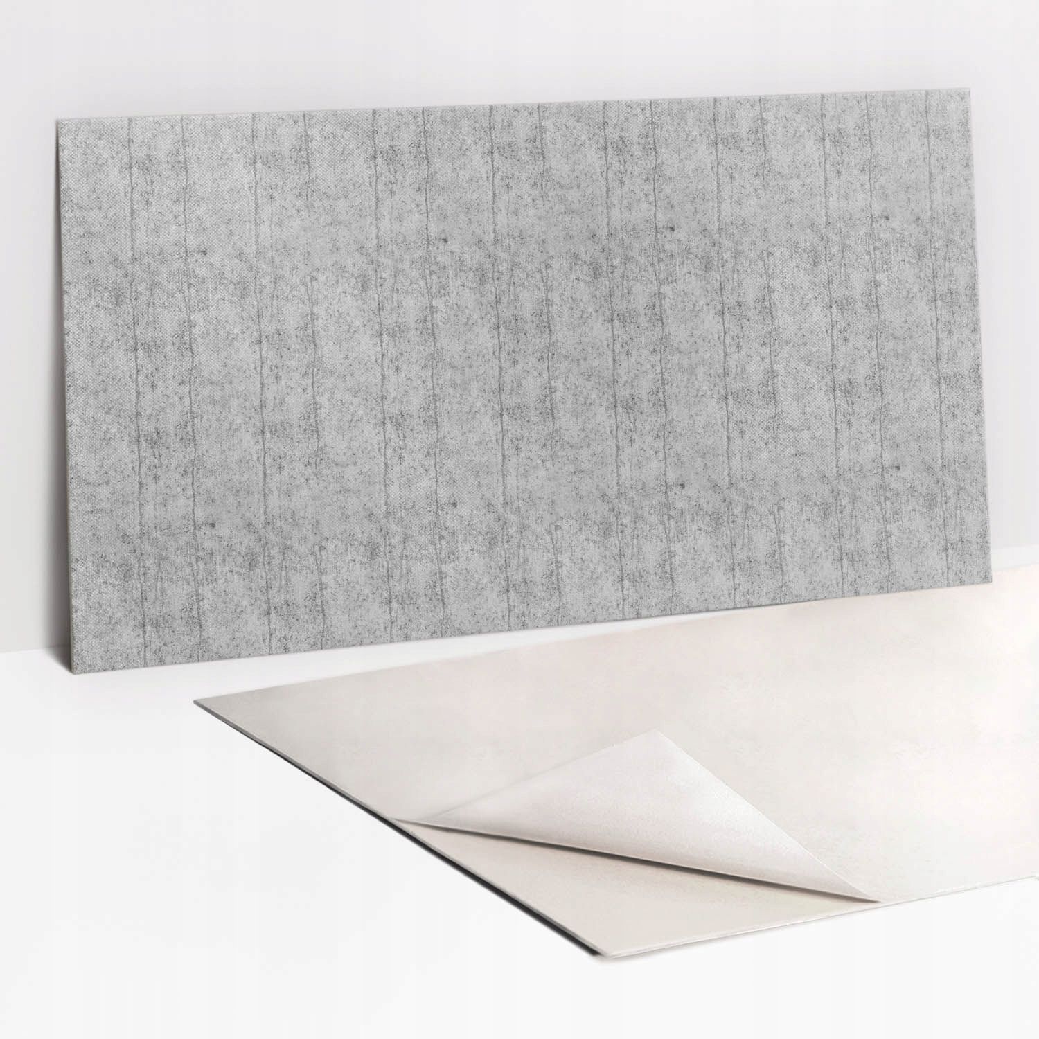  Sticky vinyl panels wall mounted waterproof stone texture 100x50 cm