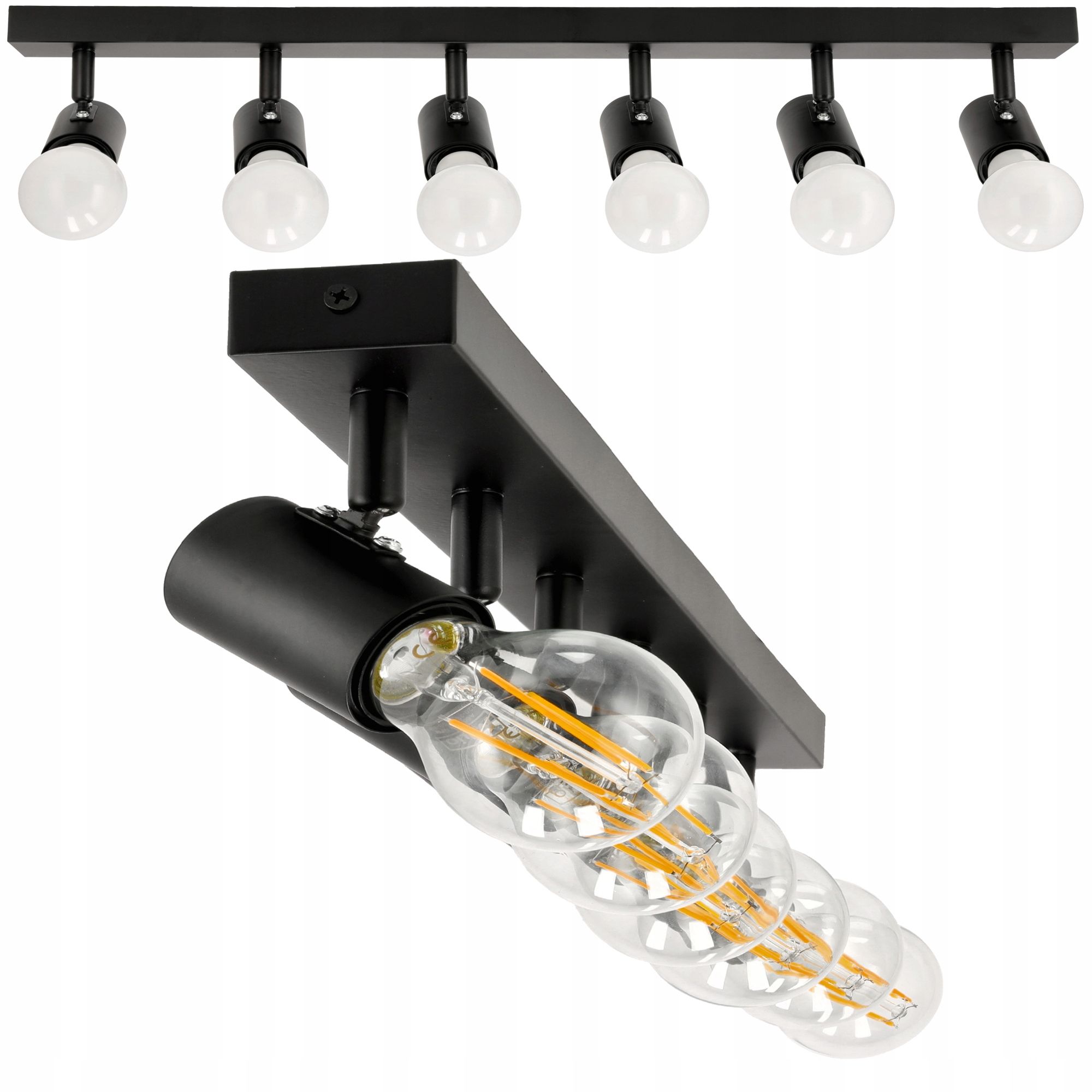  Deckenlampe band schiene led-lampe 6xgu10 stück gold wandleuchte wandmontiert golden led