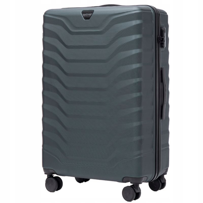  Lagaminas wings abs vidutinė peafowl 4 ratai 24" 63l champagne