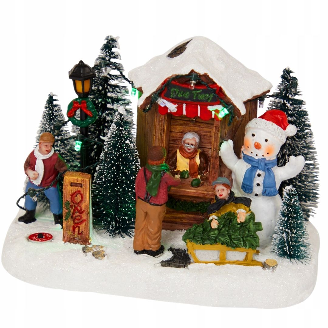  Küla jõulud magic village led 17 osad