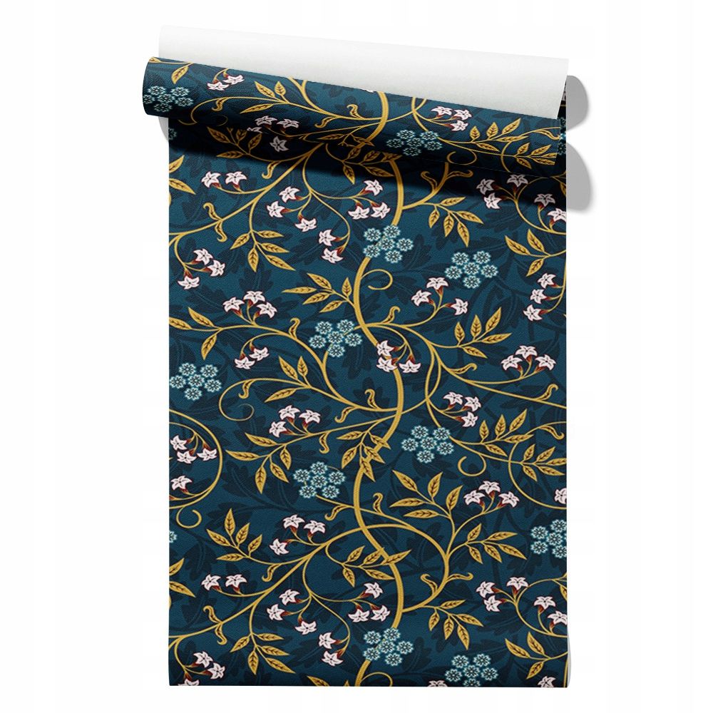  Wallpaper non-woven fabric pastel cherries wallpaper in a roll 50cm x 6,1mb