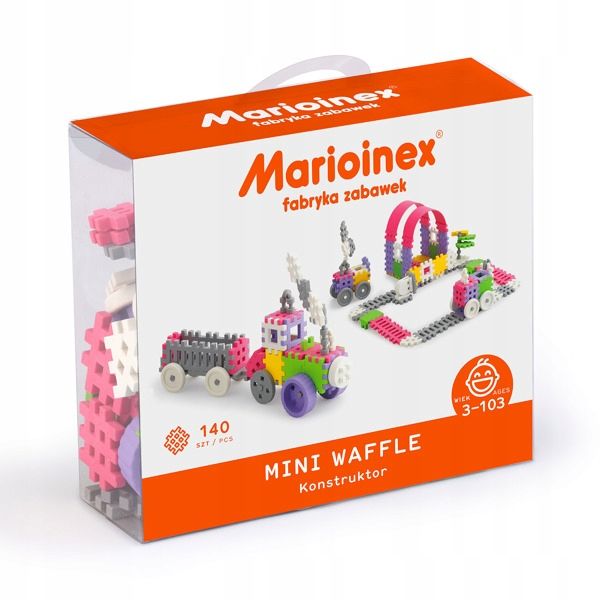  Marioinex waffle mini autos race car, megan, 50 el pink, rennen 2 in 1
