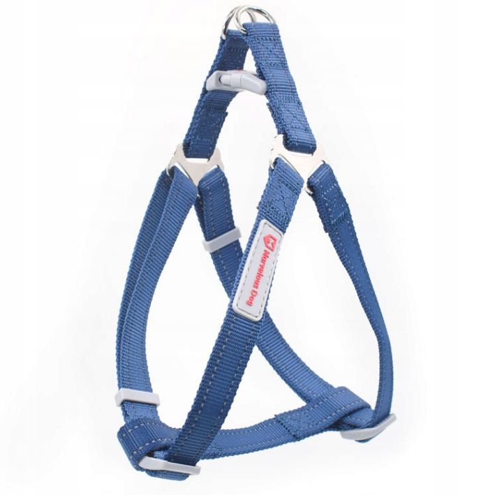  Verstellbare hosenträger milton für den hund l gray 55-78cm